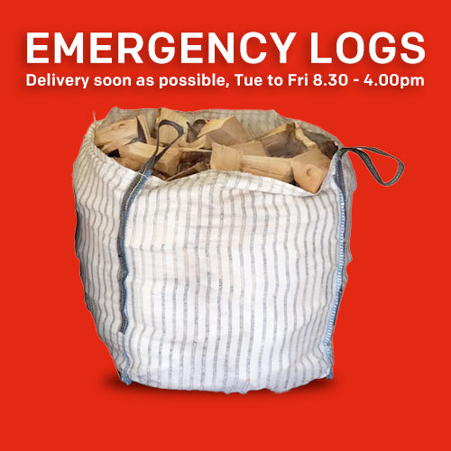 Emergency Bag of Kiln Dried Hardwood Logs (Ready to Burn WS397)